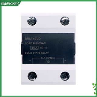 {BIG} รีเลย์ควบคุมแรงดันไฟฟ้า อินพุต DC BRM-40VD 40A 0-10V 0-250V AC