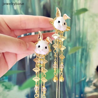 [jewelrybase] กิ๊บติดผมคอสเพลย์ รูปการ์ตูนสุนัขจิ้งจอก กระต่าย ประดับพู่ สไตล์ญี่ปุ่น