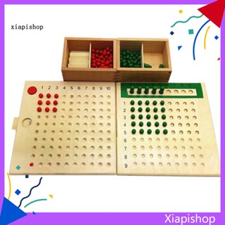 Xps Montessori บอร์ดไม้ คณิตศาสตร์ ของเล่นเสริมการเรียนรู้เด็ก