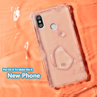 สําหรับ Xiaomi Mi 8 M1803E1A ยืดหยุ่น ยางนุ่ม คริสตัลใส ป้องกัน เจลลี่ เสริม กันกระแทก มุม กันชน เคสใส