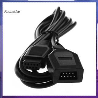 Phoneuse สายเคเบิลต่อขยายเกมแพด 9 Pin 18 ม. สําหรับ Sega Genesis Game Controller