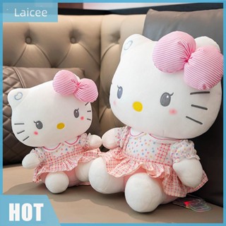 ของเล่นตุ๊กตาการ์ตูน Hello Kitty ขนาด 20 ซม. 40 ซม. สําหรับตกแต่งบ้าน