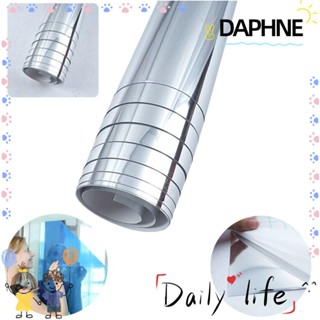 DAPHNE สติกเกอร์กระจกติดผนัง กระเบื้อง แบบบางพิเศษ DIY สําหรับตกแต่งบ้าน ห้องน้ํา