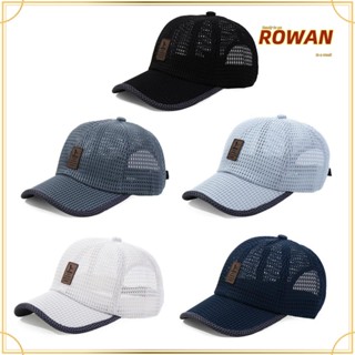 Rowans หมวกเบสบอล ผ้าฝ้าย กันน้ํา แห้งเร็ว