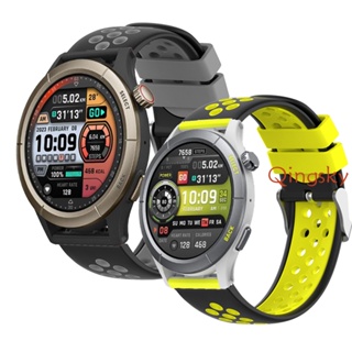 สายนาฬิกาข้อมือ ซิลิโคนนิ่ม แบบเปลี่ยน สําหรับ Amazfit Cheetah Running Strap Smartwatch Sports Band Cheetah Pro