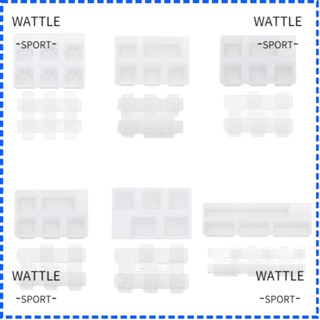 Wattle แม่พิมพ์ซิลิโคนเรซิ่นแม่พิมพ์คีย์บอร์ด Uv Epoxy Diy สําหรับทําคีย์บอร์ด