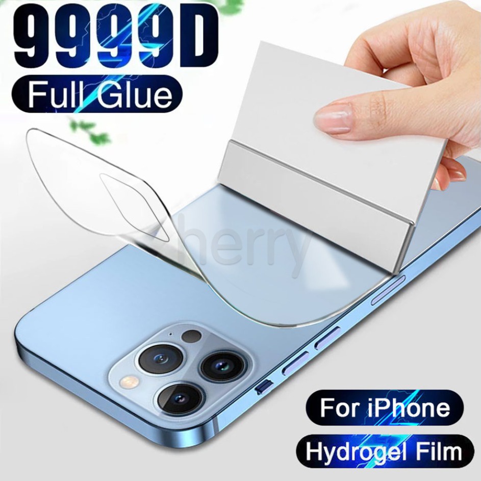 ฟิล์มไฮโดรเจลนิ่ม ป้องกันด้านหลัง Hd สําหรับ iPhone 17 16 Pro Max 15 Plus 14 13 Mini 12 Pro 11