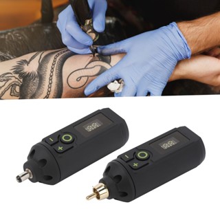 Fun IN เครื่องสักไร้สายแบตเตอรี่ Type C Alloy Digital Tattoo Power Supply สำหรับร้านเสริมสวย