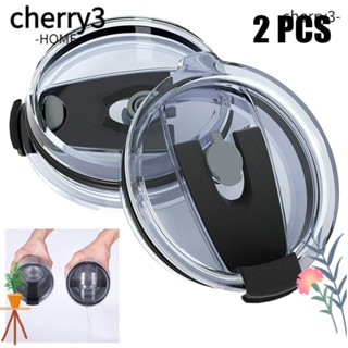 Cherry3 ฝาครอบขวดน้ํา พลาสติก กันหก หลากสี 2 ชิ้น