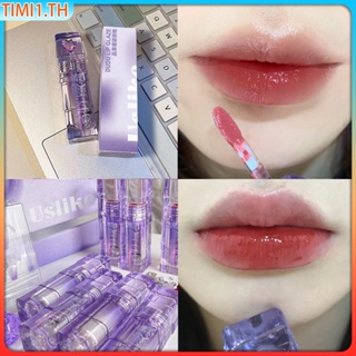 Uslike Mirror Lip Glaze ลิปกลอสให้ความชุ่มชื้นติดทนนานไม่ติดถ้วยลิปสติก | เวลา1