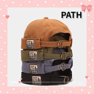 PATH หมวกเบสบอล ผ้าฝ้าย ลายหัวกะโหลก สามารถปรับได้ สไตล์ฮิปฮอป แนวสตรีทแดนซ์