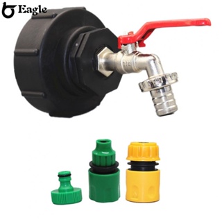 ⭐24H SHIPING⭐Durable IBC Outlet Tap Adapter with 3/4inch Alloy Ball Valve Quick Plug Included