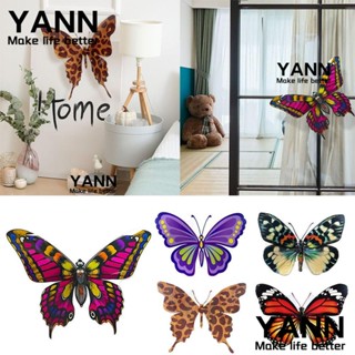 YANN1 สติกเกอร์ผีเสื้อ 3D ขนาดใหญ่ 40 ซม. สําหรับตกแต่งบ้าน งานแต่งงาน