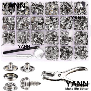 Yann1 อุปกรณ์เจาะรูผ้าใบ สเตนเลส สีเงิน แฮนด์เมด สําหรับคนรักพรม