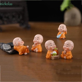 Nickolas พระพุทธรูปเรซิ่น ขนาดเล็ก ทนทาน สําหรับตกแต่งโต๊ะ DIY