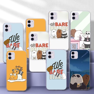 เคสโทรศัพท์มือถือแบบนิ่ม ลาย We Bare Bears SXB59 สําหรับ Samsung S20 Fe Lite S21 S30 Plus A02 M02 A12 Note 20 Ultra