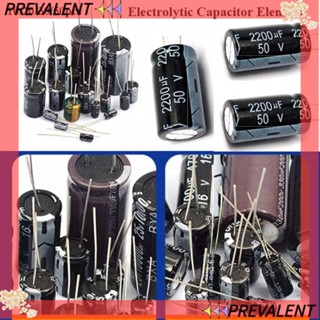 Preva ตัวเก็บประจุอลูมิเนียมไฟฟ้า 10V 100uF 680uF 330uF 470uF 1000uF สีดํา 10 20 30 50 ชิ้น