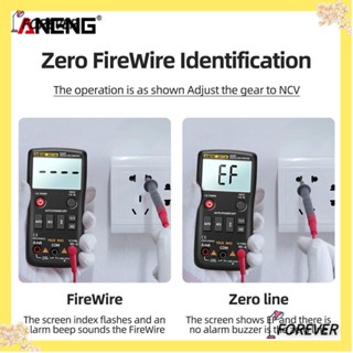 FOREVER มัลติมิเตอร์ดิจิตอล ANENG AN113A 4000 Counts True RMS ทรานซิสเตอร์แรงดันไฟฟ้า