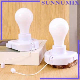 [Sunnimix] สายไฟดึงหลอดไฟกลางคืน สําหรับตู้เสื้อผ้า ตั้งแคมป์ ในร่ม