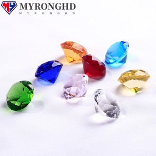 Myronghd คริสตัลเพชร 30 มม. ของขวัญโรแมนติก สําหรับตกแต่งบ้าน