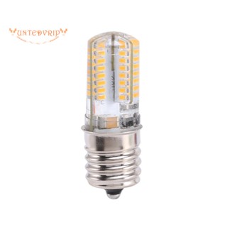 ซ็อกเก็ตหลอดไฟ E17 5W 64 LED 3014 SMD สีขาวอบอุ่น AC 110V-220V