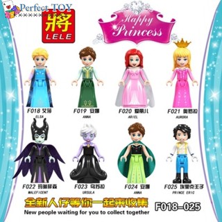 ฟิกเกอร์เจ้าหญิงดิสนีย์ Elsa Anna Belle Maleficent ของเล่นสําหรับเด็ก