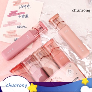 Chunrong ปากกามาร์กเกอร์ เขียนลื่น แต่งกลิตเตอร์ กันเปื้อน อเนกประสงค์ แบบพกพา สําหรับนักเรียน 4 ชิ้น