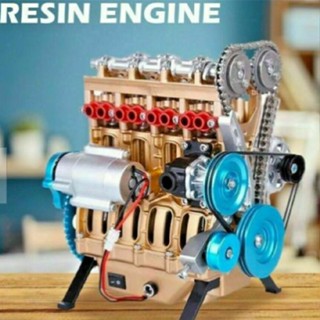 Mini Engine DIY Car Assembly Kit Home Decoration Resin Car Engine Model