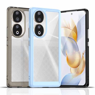 สําหรับ Honor 90/90 Pro/90 Lite/70/70 Pro/70 Lite หรูหรา ซิลิโคน ใส กันชน TPU เคสกันกระแทก