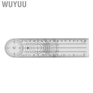 Wuyuu Angle Measurement Ruler Practical Sturdy Structure Tough Adjustable Finder for School