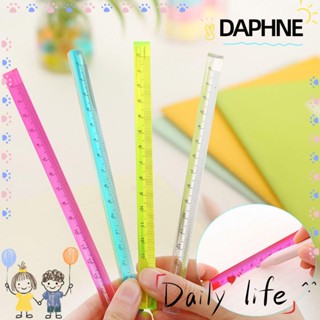 Daphne ไม้บรรทัดวัดสเกล 15 20 ซม. สีโปร่งใส แบบสร้างสรรค์ 5 ชิ้น