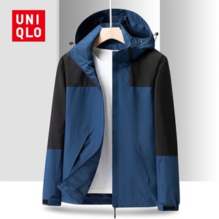 [M-6XL] Uniqlo เสื้อแจ็กเก็ต เสื้อกีฬา กันลม กันน้ํา กันกระเด็น ระบายอากาศ สําหรับผู้ชาย ผู้หญิง ใส่วิ่ง ปีนเขา กลางแจ้ง