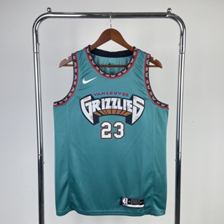 เสื้อกีฬาบาสเก็ตบอล แขนกุด ลายทีม Memphis Grizzlies Green No.23Rose Season 23 Au Version สําหรับผู้ชาย