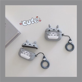 เคสหูฟังซิลิโคนนิ่ม กันหล่น ลายการ์ตูน Totoro น่ารัก สําหรับ Airpods 1 2 Pro 3 2021 Pro2 2022