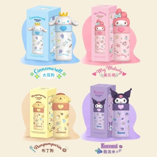 กระติกน้ําร้อน สเตนเลส 316 ลายอนิเมะ Kuromi Cinnamoroll 350 มล. สําหรับเด็ก