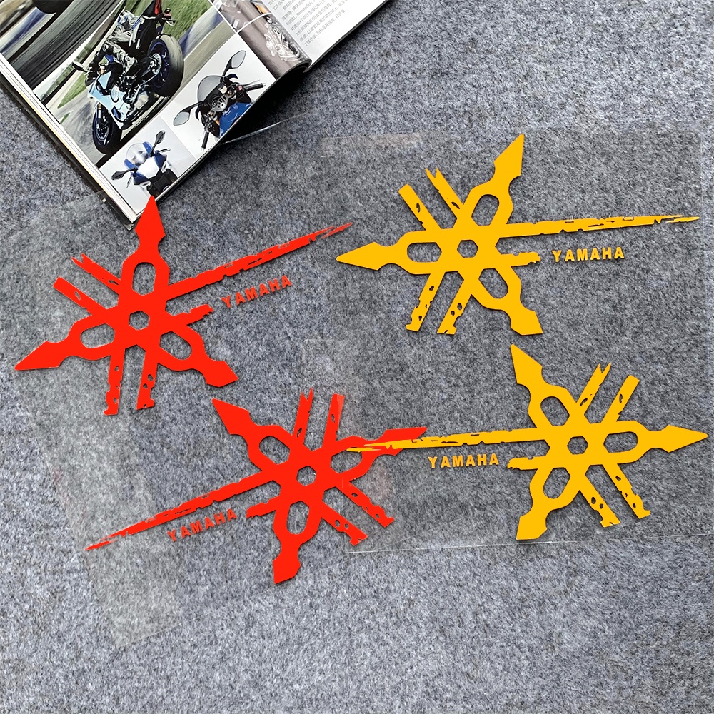 สติกเกอร์สะท้อนแสง ป้องกันรอยขีดข่วน สําหรับติดตกแต่งถังน้ํามันรถจักรยานยนต์ Yamaha MIO SPORTY Aerox Nmax TFX150 จํานวน 2 ชิ้น - รูปที่ 3