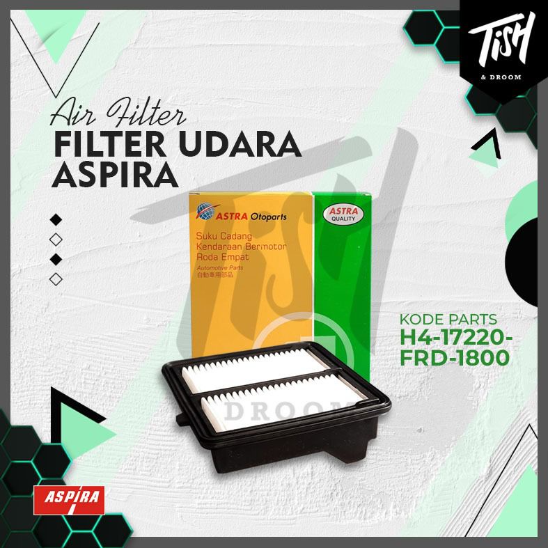 กรองอากาศ Aspira H4-17220-FRD JAZZ GE8 2008-2013 กรองอากาศ