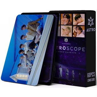 การ์ดโลโม่ อัลบั้มรูป ASTRO 2022 ASTROAD STARGAZER ASTROSCOPE CRAZY SEXY COOL Kpop จัดส่งรวดเร็ว จํานวน 60 ชิ้น ต่อกล่อง