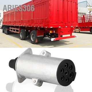 Aries306 24V 7 Pin Trailer Plug N Type Towing Connector Adapter สำหรับรถพ่วงรถบรรทุกคาราวาน