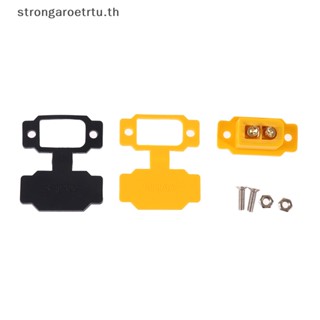 Strongaroetrtu XT60BE-F ตัวเชื่อมต่อทองเหลือง ชุบทอง ตัวผู้ พร้อมฝาครอบกันฝุ่น 1 ชิ้น