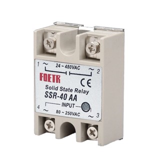 ในไทย Solid state relay SSR-40 AA โซลิตสเตตรีเลย์ AC-AC พร่อมส่งรับประกัน​7วันของใหม่มือ1