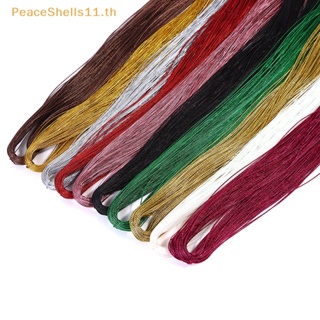 Peaceshells เชือกเมทัลลิก สีทอง สีเงิน 100 เมตร สําหรับห่อของขวัญ เครื่องประดับ