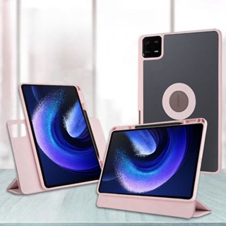 เคสแม่เหล็ก หมุนได้ 720 องศา พร้อมช่องใส่ดินสอ สําหรับ Xiaomi Pad 6 5 Pro 11 นิ้ว 2023 Xiaomi Redmi Pad 2022