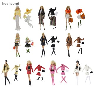 [hushcorgi] ชุดเดรสกระโปรง 30 ซม. สําหรับตุ๊กตา 1/6 BJD 1 ชุด