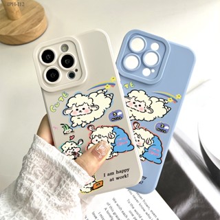 IPhone 12 11 8 7 X XS XR SE Plus Pro Max 2020 2022 เข้ากันได้ เคสไอโฟน สำหรับ Lovely Lamb  เคส เคสโทรศัพท์