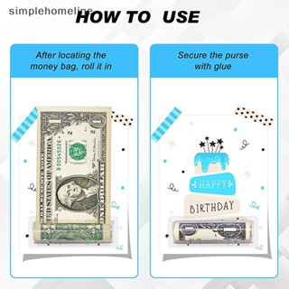 [simplehomeline] ซองใส่บัตรเงิน ลิปบาล์ม พลาสติกใส กันน้ํา พร้อมสติกเกอร์ 25 50 ชิ้น DIY