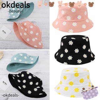 Okdeals หมวกบักเก็ต หมวกชาวประมง กันแดด สองด้าน สําหรับผู้ชาย ผู้หญิง