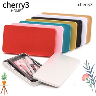 Cherry3 กระปุกดีบุก อลูมิเนียม หลากสี สําหรับใส่เครื่องสําอาง ครีม เทียน บาล์ม