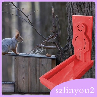 [szlinyou2] เครื่องให้อาหารกระรอก ทนทาน สําหรับสวนหลังบ้าน ระเบียง