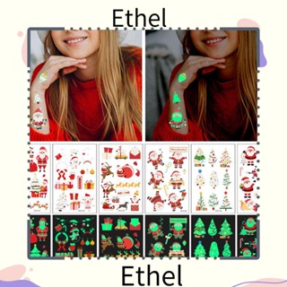 Ethel1 สติกเกอร์ ลายการ์ตูนคริสต์มาส สําหรับเด็ก